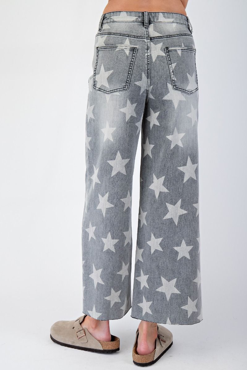 Star Wide Leg Pants
