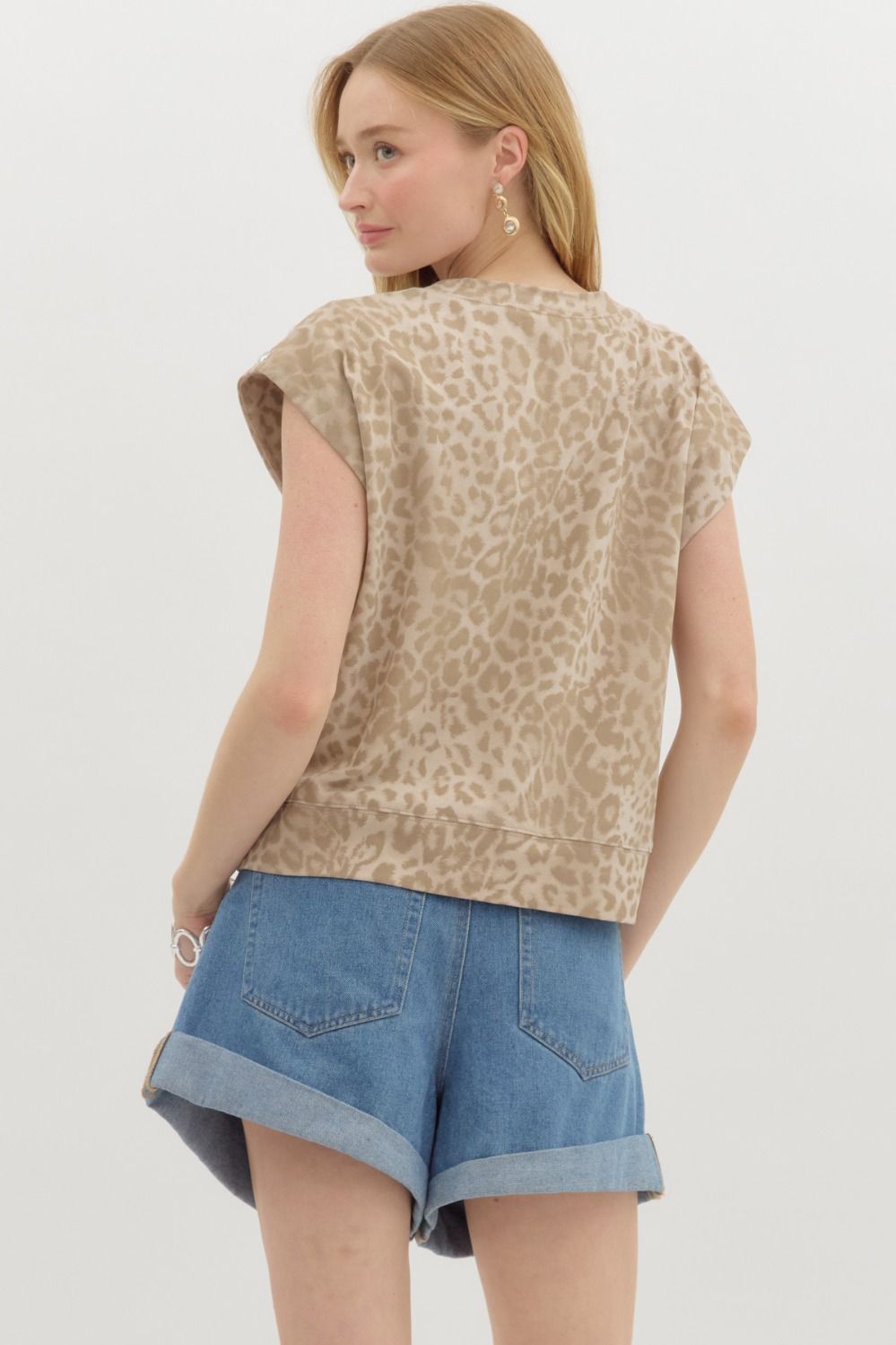 Mani Leopard Top