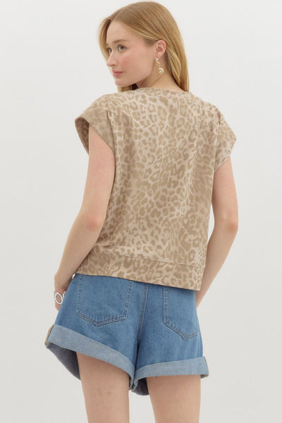 Mani Leopard Top
