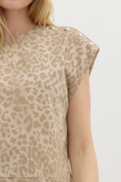 Mani Leopard Top