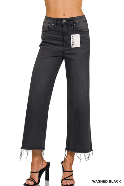 Avery Cropped Frayed Pants