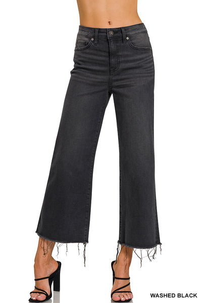 Avery Cropped Frayed Pants