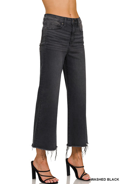 Avery Cropped Frayed Pants