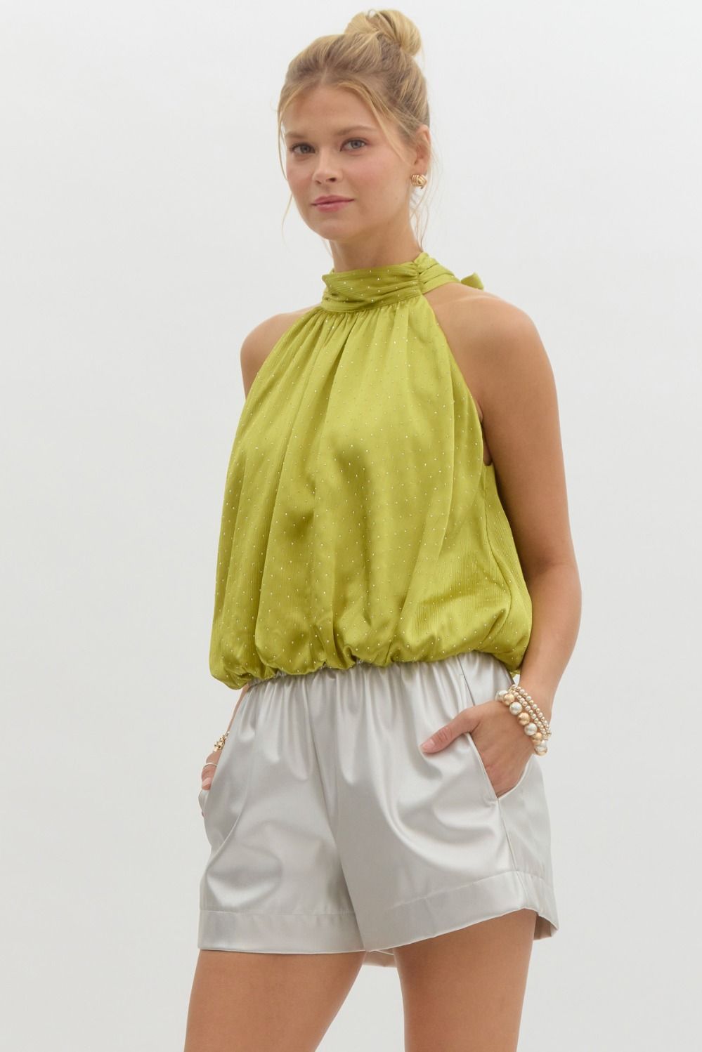 Noni Rhinestone Top