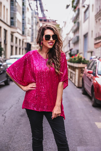 Sassy Sequin Top