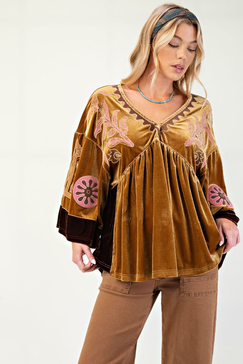 Emily Embroidered Top