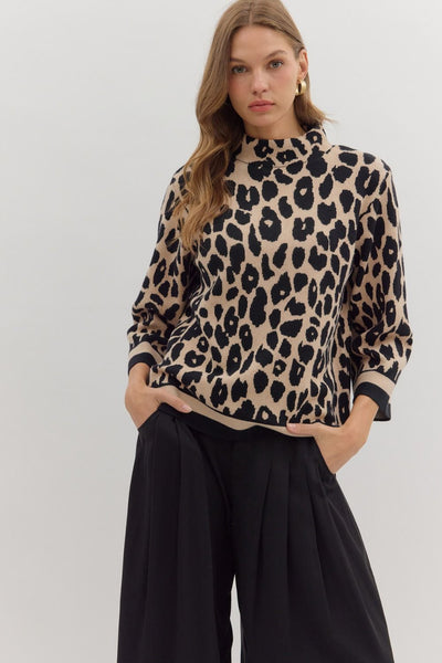 Molly Leopard Sweater