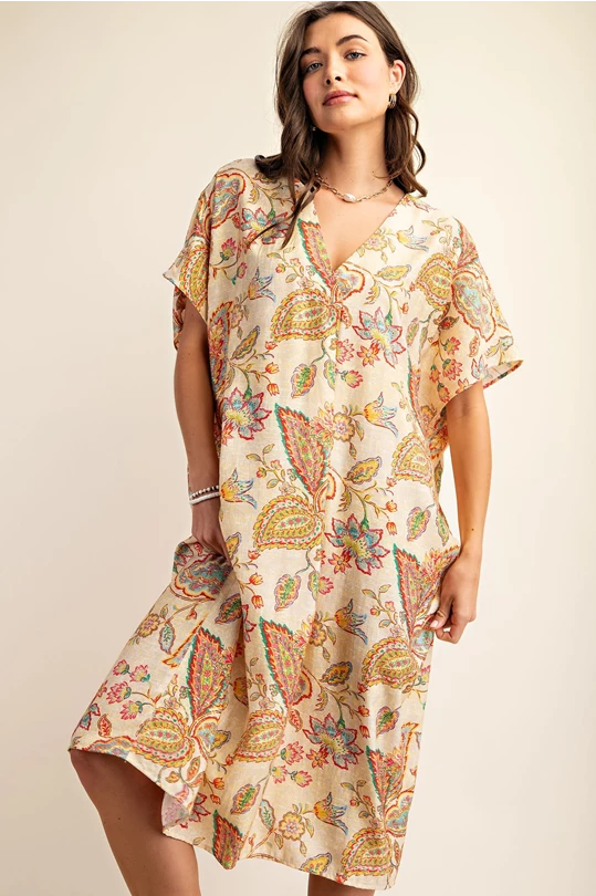 Caffie Caftan Dress