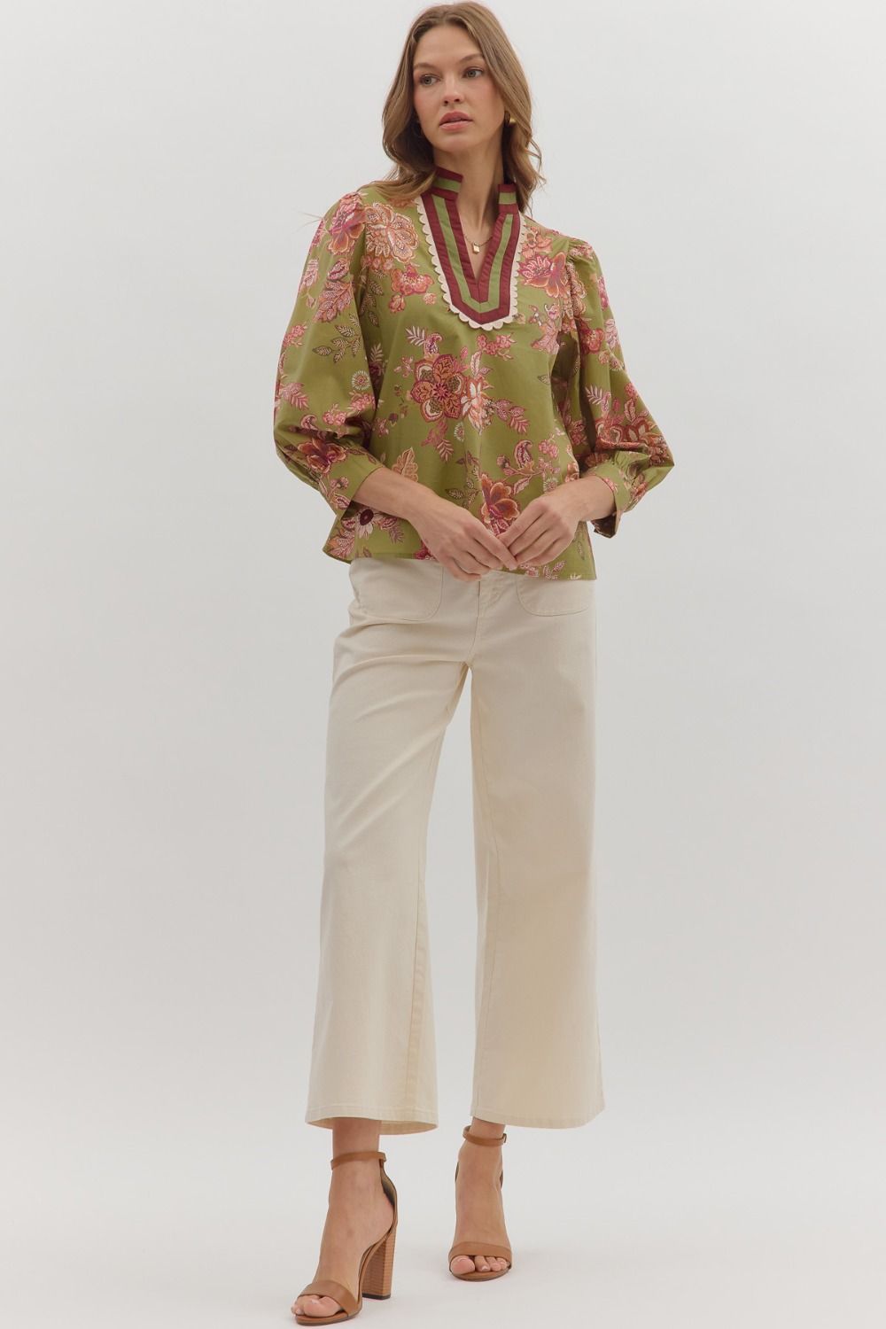 Olivia Floral Print Top