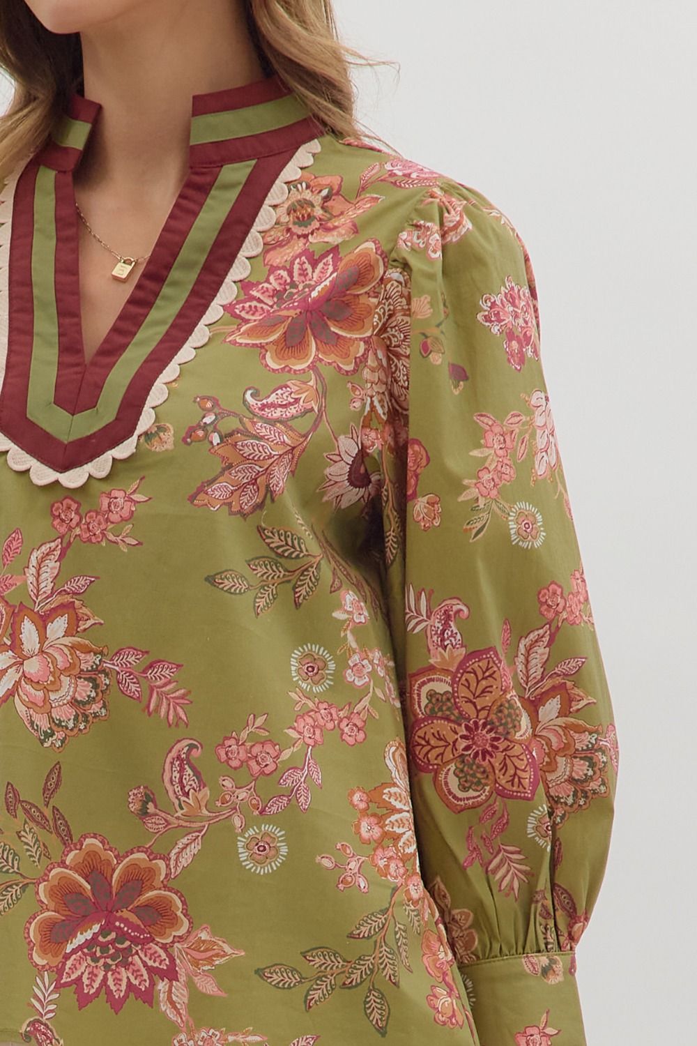 Olivia Floral Print Top