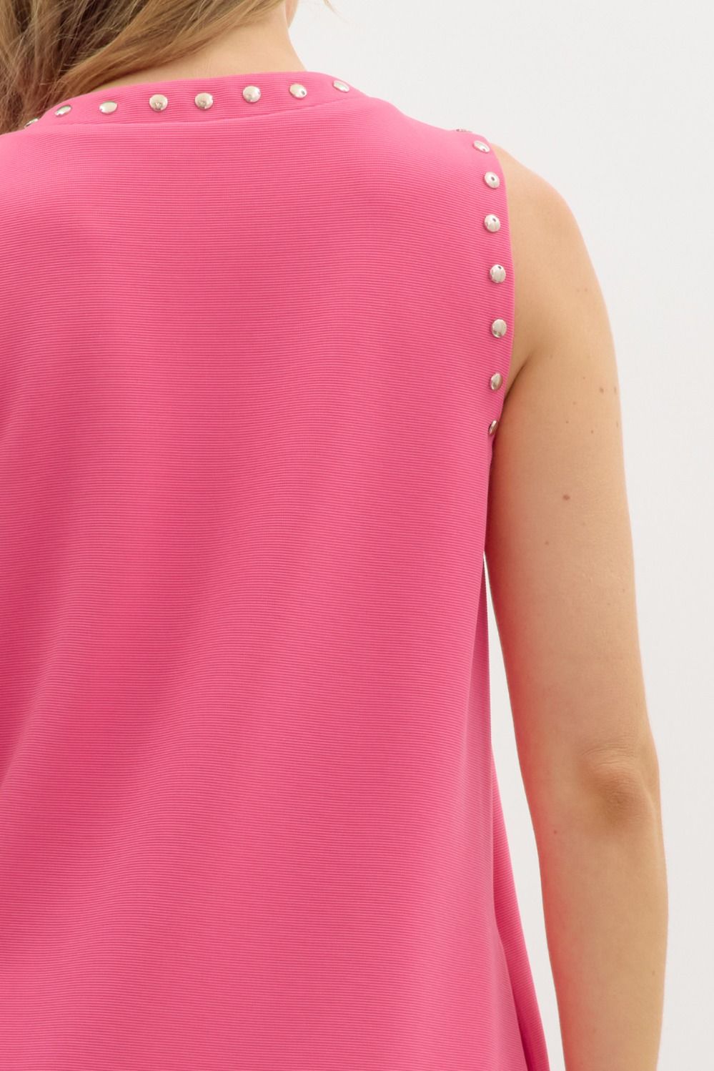 Liz V-neck Studded Dress
