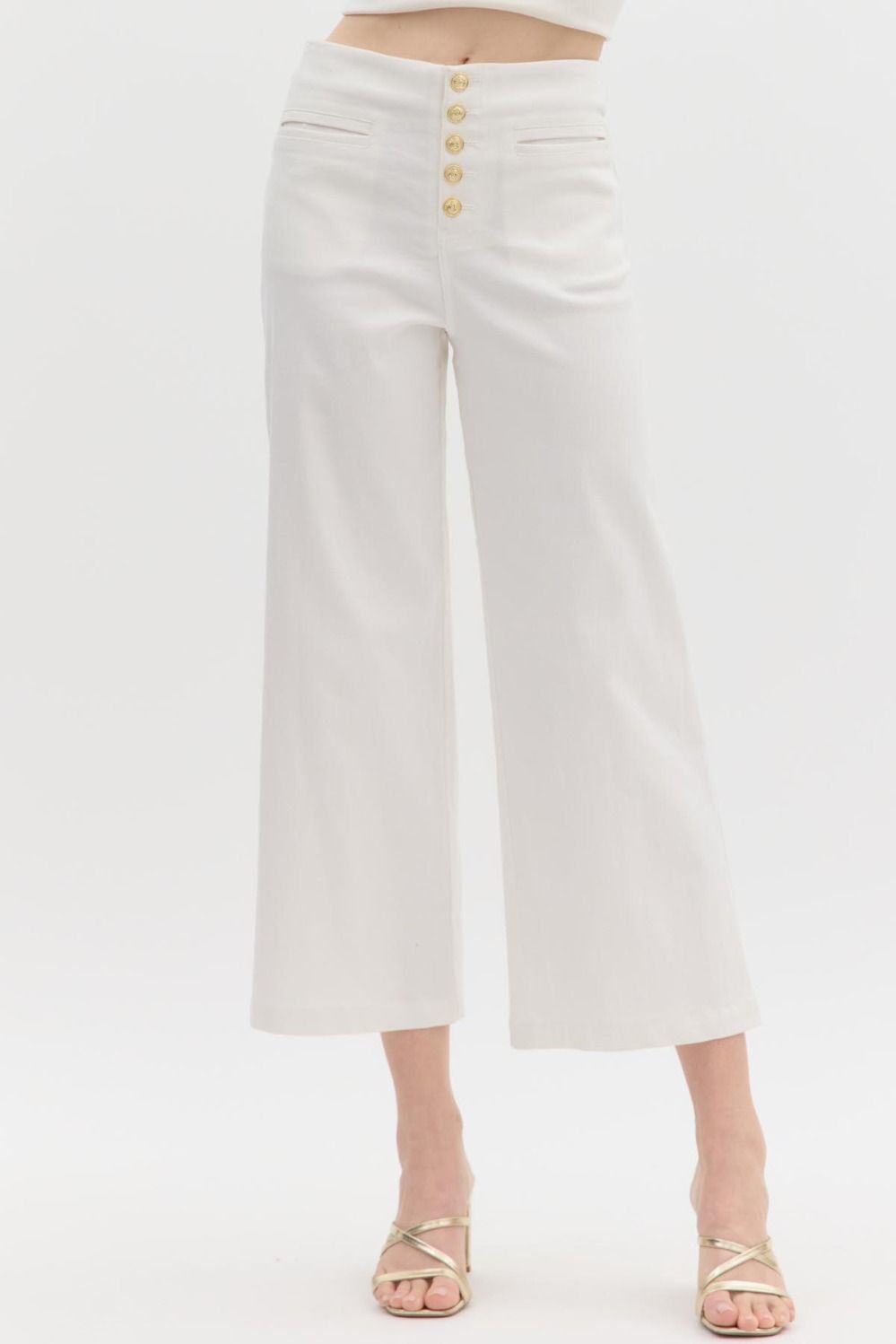 Rosa High Waist Wide Leg Pants