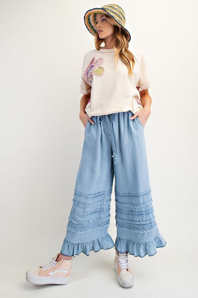 Trace Wide Leg Tencel Pants