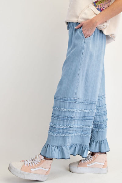 Trace Wide Leg Tencel Pants