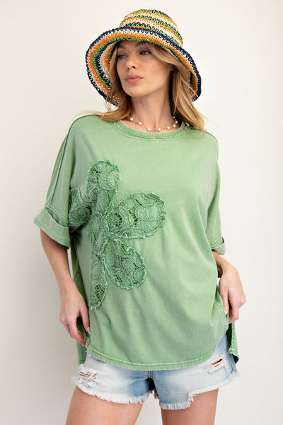 Lacey Mineral Washed Top