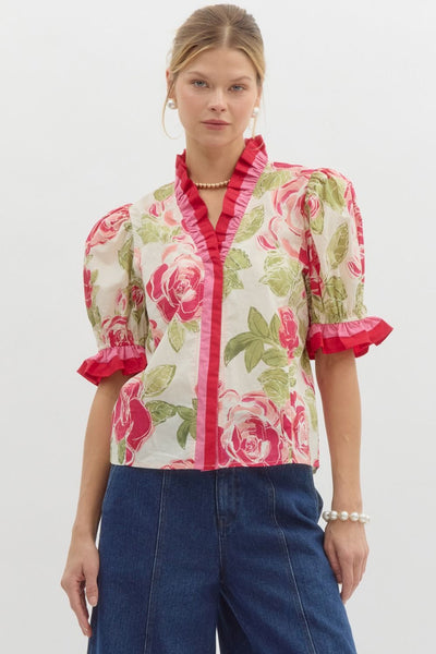 Rubye Puffed Sleeve Top
