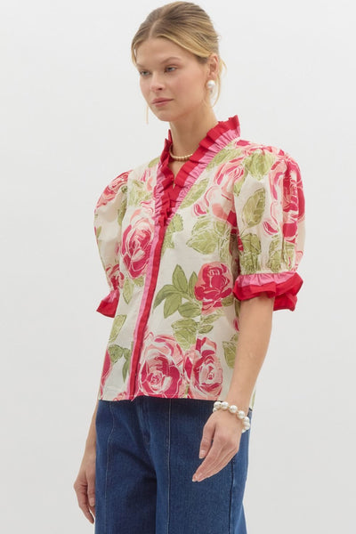 Rubye Puffed Sleeve Top
