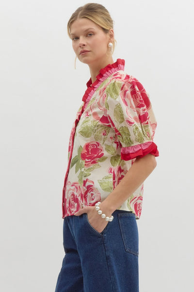 Rubye Puffed Sleeve Top