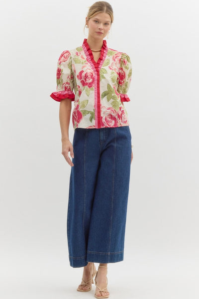 Rubye Puffed Sleeve Top