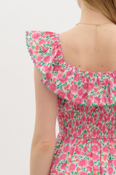 Destiny Floral Midi Dress