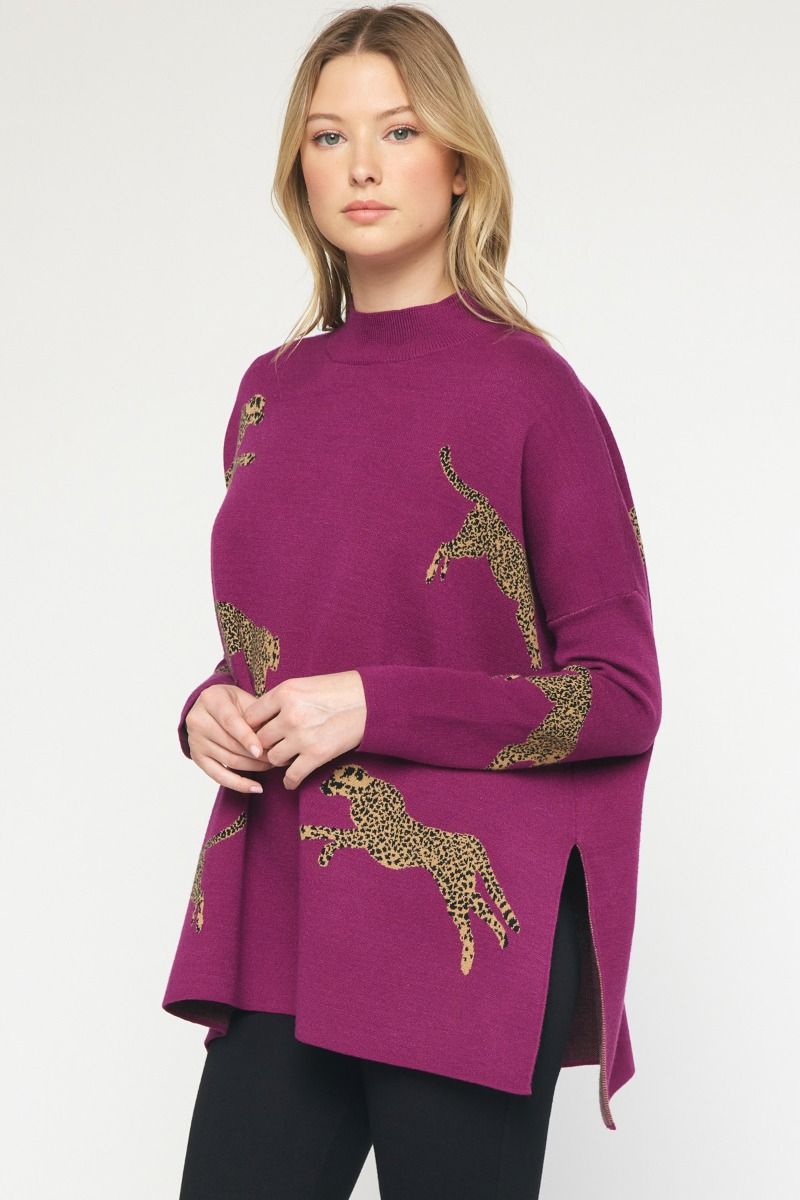 Neva Mock Neck Sweater
