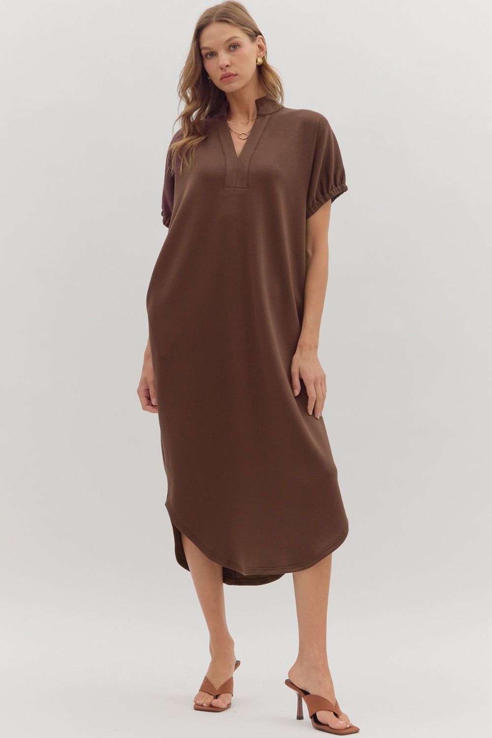 Espresso Midi Dress