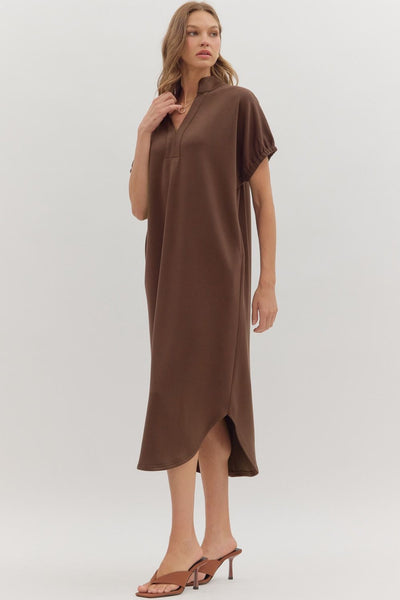 Espresso Midi Dress