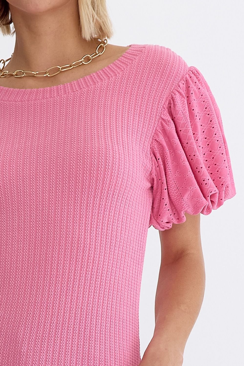 Carra Cable Knit Top