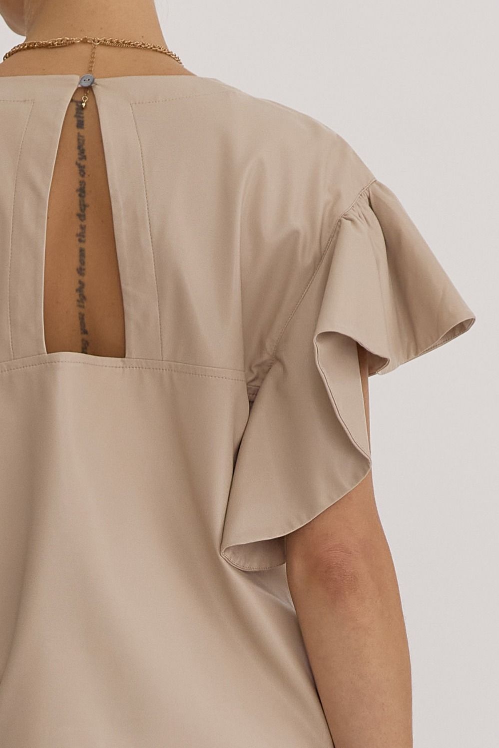 Lilah Faux Leather Top