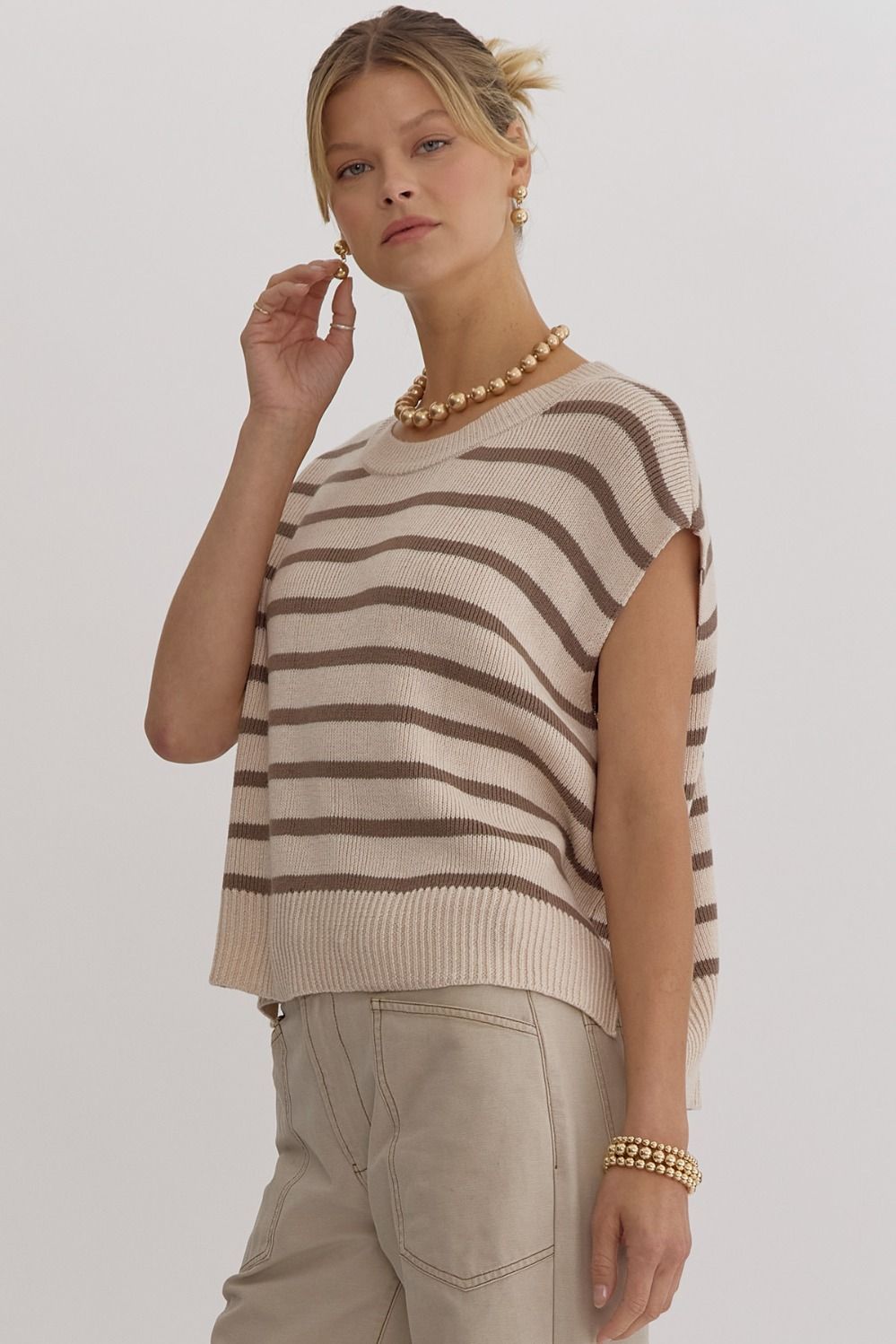 Sonny Striped Knit Top