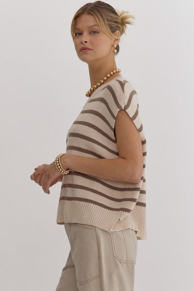 Sonny Striped Knit Top