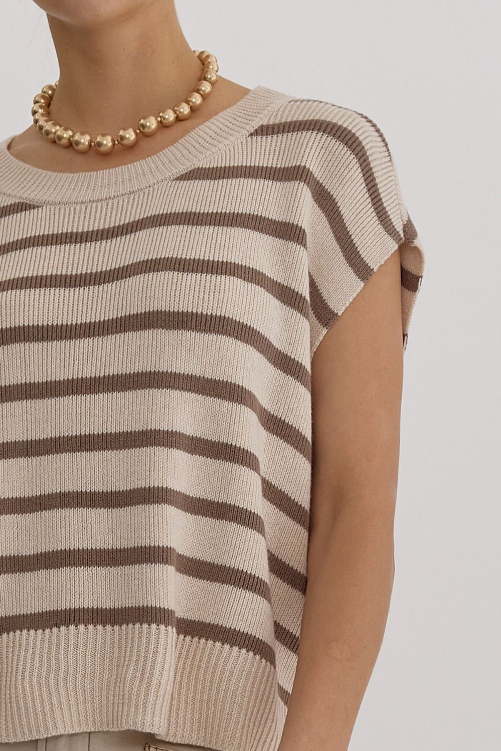 Sonny Striped Knit Top