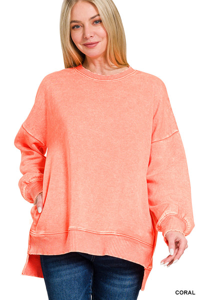Nadia Mineral Washed Pullover