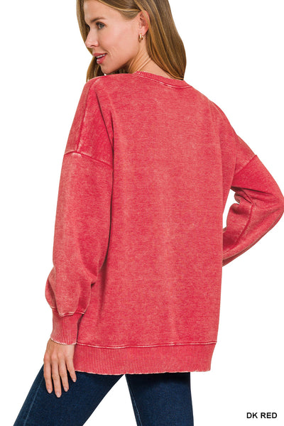 Nadia Mineral Washed Pullover