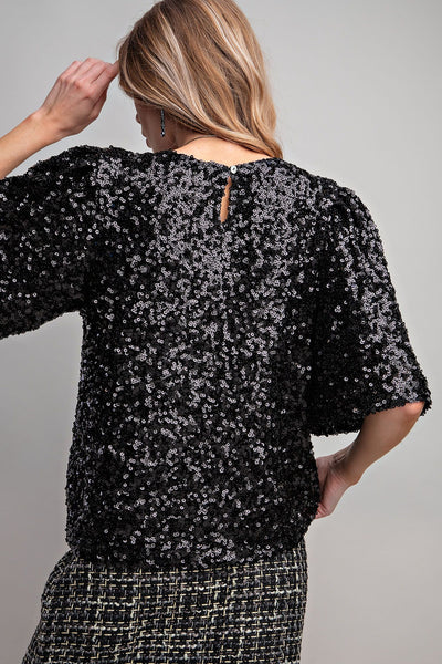 Millie Sequin Top