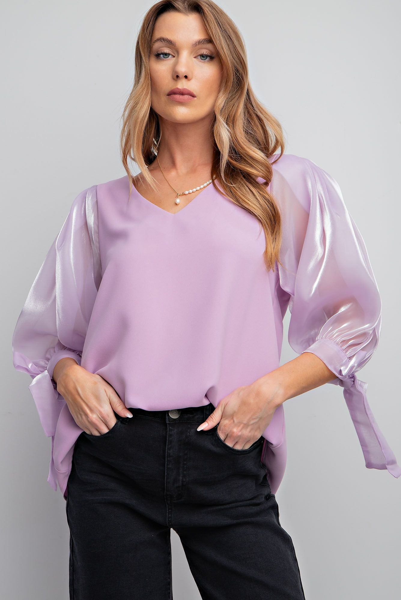 Kennedy Balloon Sleeve Top