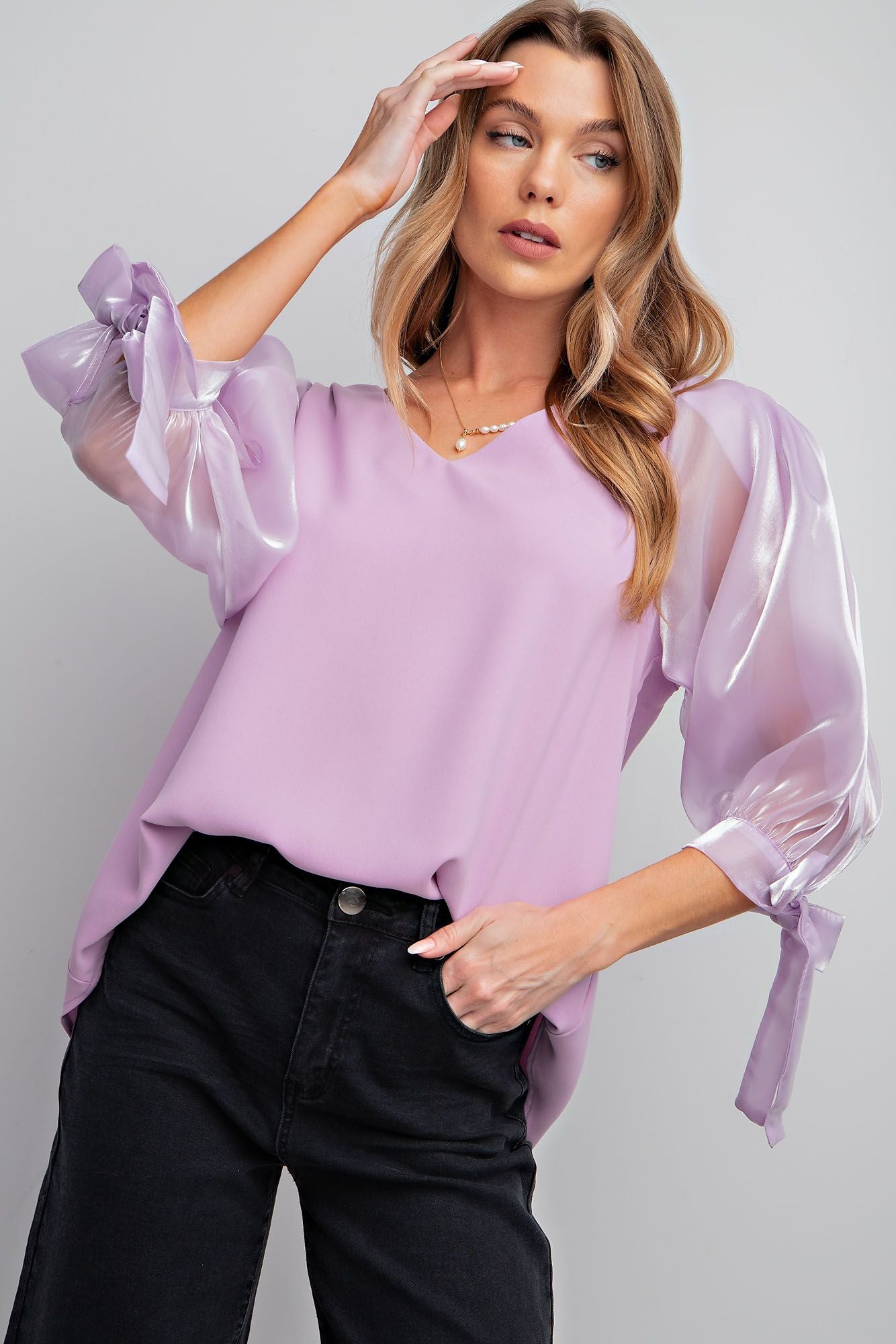 Kennedy Balloon Sleeve Top