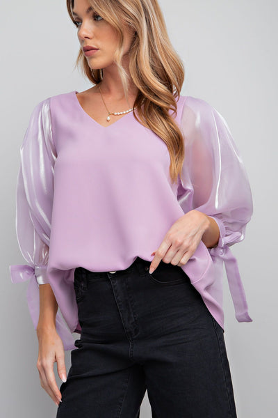 Kennedy Balloon Sleeve Top