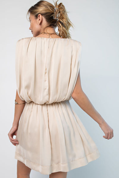 Maggie Satin Dress/Romper