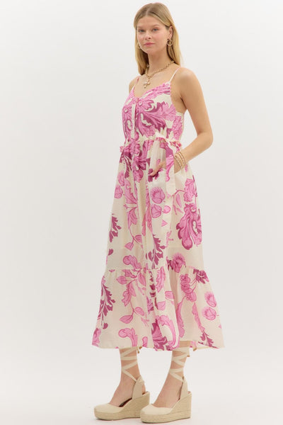 Tiffany Floral Midi Dress