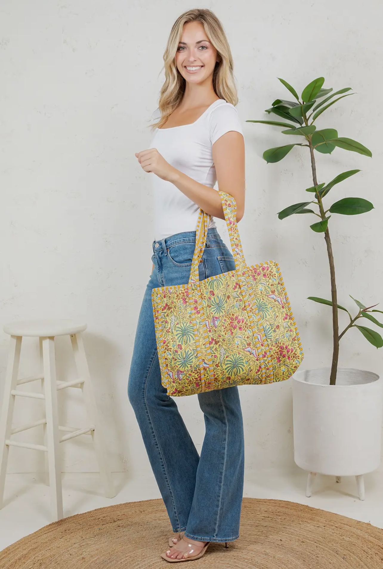 Hand Crafted Tote Bag Y