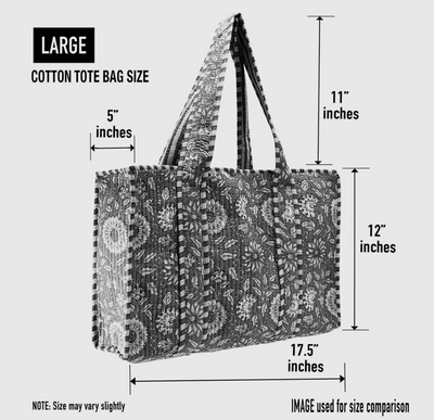 Cotton Block Tote C