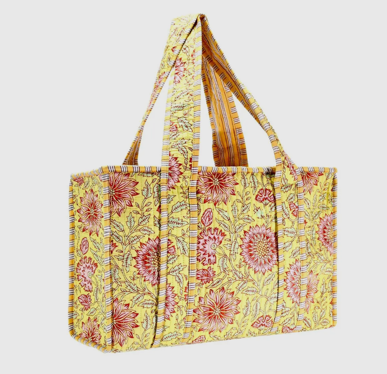 Cotton Block Tote Y