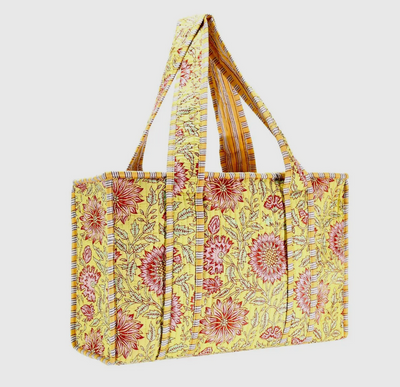 Cotton Block Tote Y