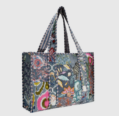 Cotton Patch Block Tote B