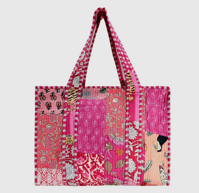Cotton Patch Block Tote P