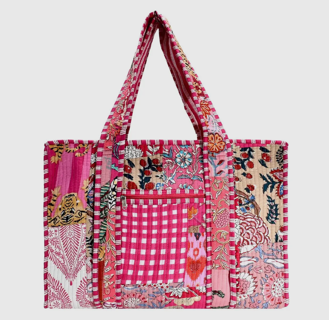 Cotton Patch Block Tote P