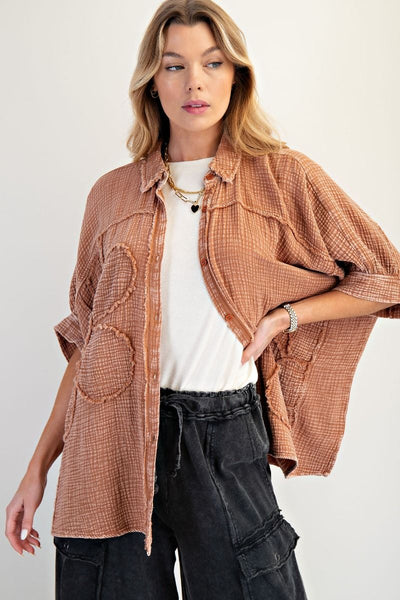 Brie Button Down