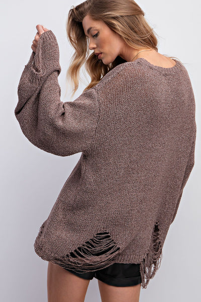 Collins Distressed Sweater