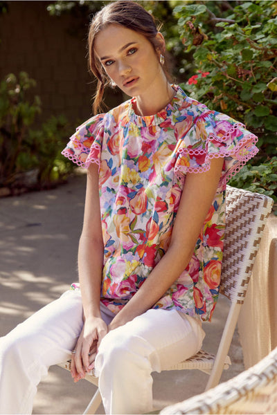 Abbey Floral Top